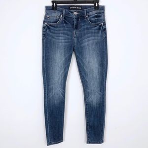 Express Jeans - Express Mid-Rise Denim Leggings Size 4 Short Express Jeans - Express Mid-Rise Denim Leggings Size 4 Short